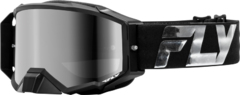 FLY RACING Мотокрос очила FLY RACING Zone Elite Black/Silver - Silver/Smoke Lens