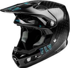 FLY RACING Мотокрос каска FLY RACING Formula Smart Carbon Solid Helmet - Black