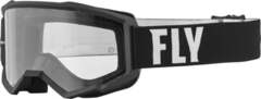 FLY RACING Мотокрос очила FLY RACING Focus Black/White - Clear Lens