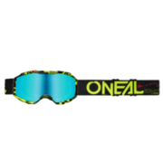 O'neal Детски крос очила O'NEAL B-10 ATTACK BLACK/NEON YELLOW - RADIUM BLUE V.24