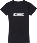 ICON Дамска мото тениска ICON CLASICON - BLACK