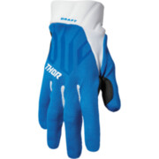 THOR Мотокрос ръкавици THOR DRAFT BLUE/WHITE
