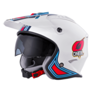 O'neal Каска за мотор O`NEAL VOLT MN1 WHITE/RED/BLUE
