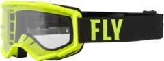 FLY RACING Мотокрос очила FLY RACING Focus Hi-Vis/Black - Clear Lens
