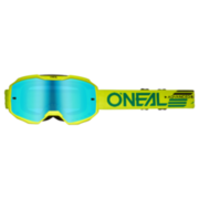 O'neal Мотокрос очила O'NEAL B-10 SOLID NEON YELLOW - RADIUM BLUE V.24