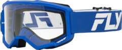 FLY RACING Мотокрос очила FLY RACING Focus 24 Blue/White - Clear Lens