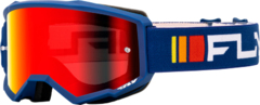 FLY RACING Мотокрос очила FLY RACING Zone Navy/White - Red/Smoke Lens