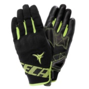 SECA Текстилни ръкавици SECA X-STRETCH BLACK/FLUO